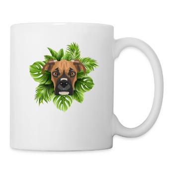 Boxeur tropical allemand - Mug blanc - blanc - Droite