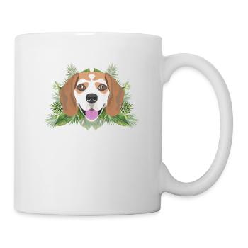 Tropical Beagle - Tasse - Weiß - Rechts