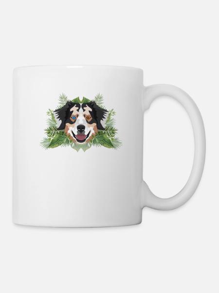 Tropical Australian Shepherd - Mug - white