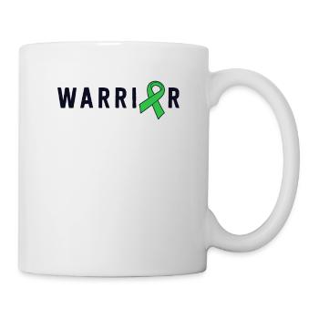 Mental Health Warrior Green Ribbon Awareness - Mug - white - Right