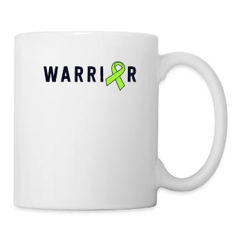 Warrior Lime Green Awareness Ribbon Lyme Disease - Mug - white - Right
