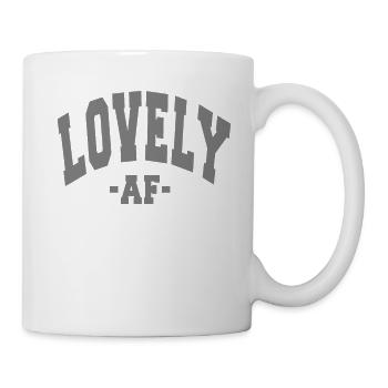 BELLE AF, JOUR DE LA SAINT-VALENTIN EN DISANT HOMMES FEMMES - Mug blanc - blanc - Droite
