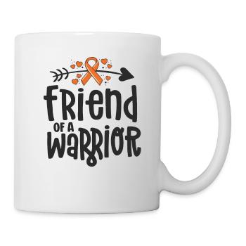 Friend Of A Warrior Lymphoma Leukemia Cancer - Mug - white - Right
