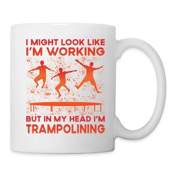 Trampolin - Tasse - Weiß - Rechts