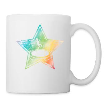 Trampolin - Tasse - Weiß - Rechts