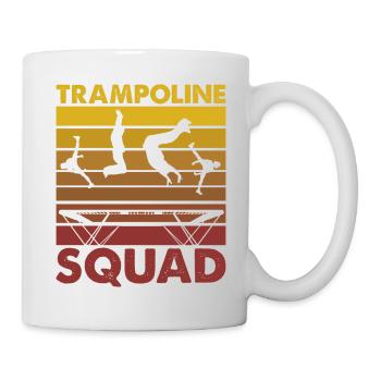 Trampolin-Kader - Tasse - Weiß - Rechts