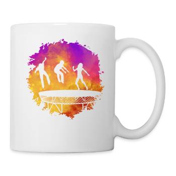 Trampolin - Tasse - Weiß - Rechts