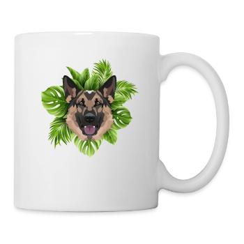 Tropical German Shepherd - Mug - white - Right