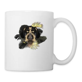Golden Dog German Wirehair - Mug - white - Right