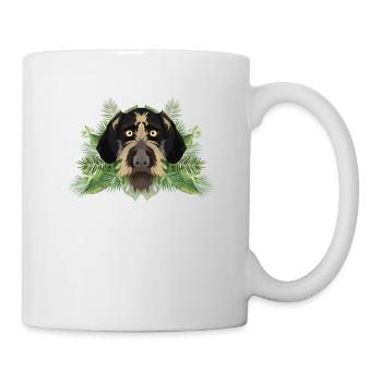Tropical Deutsch Drahthaar - Tasse - Weiß - Rechts