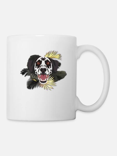 Golden Dog Dalmatian - Mug - white