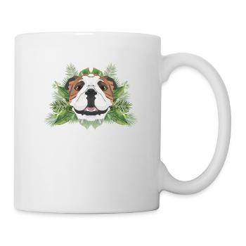 Tropical English Bulldog - Mug - white - Right