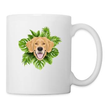 Tropical Golden Retriever - Mug - white - Right