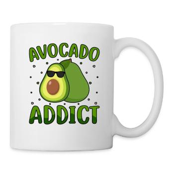 Avocado Addict vegan - Mug - white - Right