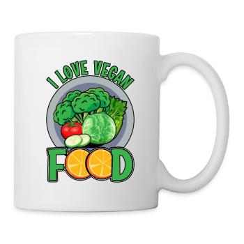 l Love Vegan Food - Mug - white - Right