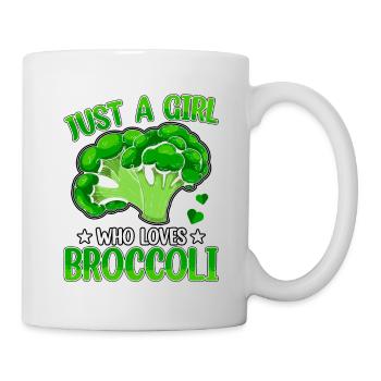 Just A Girl Who Loves Broccoli - Mug - white - Right