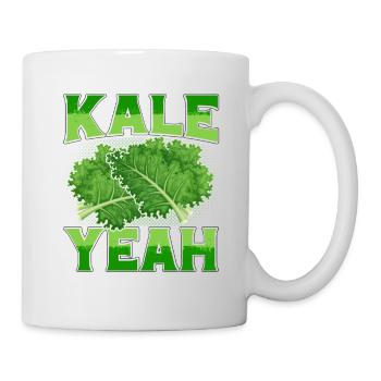 Kale oui Kale Vegan - Mug blanc - blanc - Droite