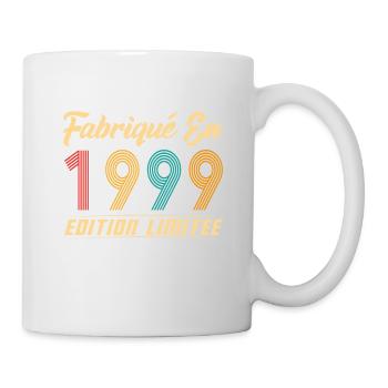 Fabriqué en 1999 Vintage cadeau d'anniversaire - Mug blanc - blanc - Droite