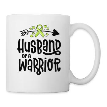 Mari d’un guerrier Lymphome Sensibilisation au cancer - Mug blanc - blanc - Droite
