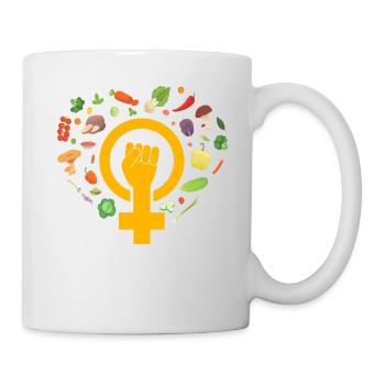 Feminist Vegan - Mug - white - Right