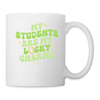 Mes élèves sont mes porte-bonheur Professeur St - Mug blanc - blanc - Droite