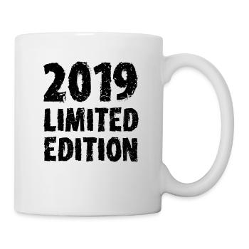 2019 Édition Limitée Anniversaire Cadeau Décoration - Mug blanc - blanc - Droite