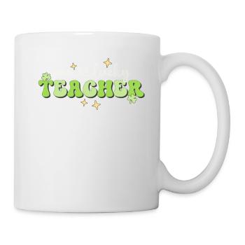 Un professeur chanceux St Patricks Day School - Mug blanc - blanc - Droite