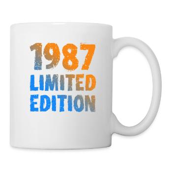 1987 édition limitée anniversaire cadeau femme mari - Mug blanc - blanc - Droite