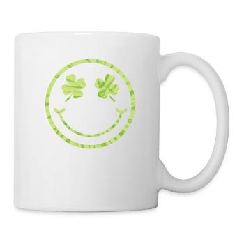 Green Lucky Shamrock Damen Lucky Mama St - Tasse - Weiß - Rechts