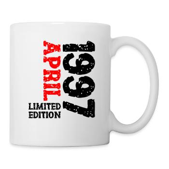 1997 avril édition limitée cadeau d’anniversaire - Mug blanc - blanc - Droite