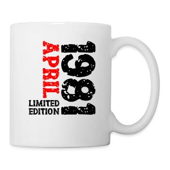 1981 avril édition limitée cadeau d’anniversaire - Mug blanc - blanc - Droite