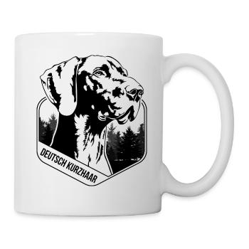 German Shorthair Hunting Dogs Portait Dog Wilsigns - Mug - white - Right