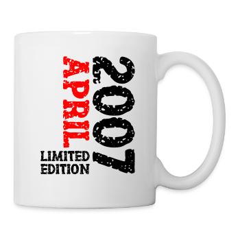 2007 Avril Édition Limitée Cadeau D’anniversaire - Mug blanc - blanc - Droite