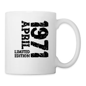 1971 avril édition limitée cadeau d’anniversaire - Mug blanc - blanc - Droite