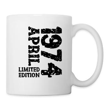 1974 avril édition limitée cadeau d’anniversaire - Mug blanc - blanc - Droite