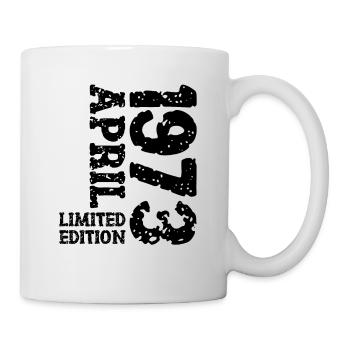1973 avril édition limitée cadeau d’anniversaire - Mug blanc - blanc - Droite