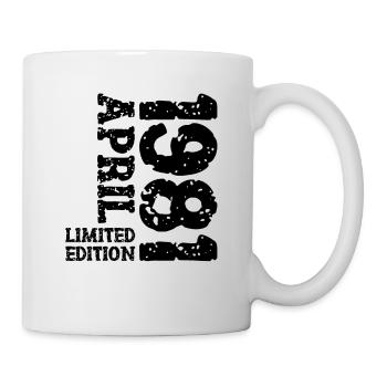 1981 avril édition limitée cadeau d’anniversaire - Mug blanc - blanc - Droite