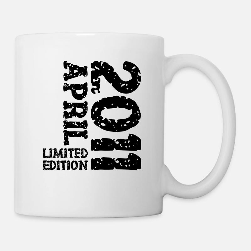 2011 Avril Édition Limitée Cadeau D’anniversaire - Mug blanc - blanc