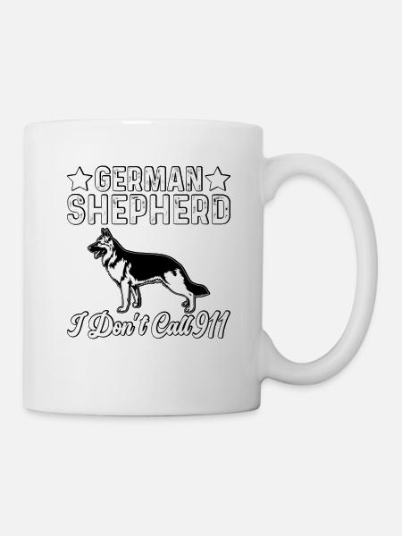 Berger allemand je n’appelle pas Schäferhund - Mug blanc - blanc