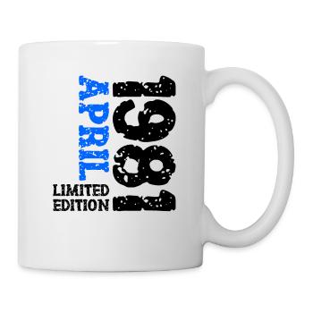 1981 avril édition limitée cadeau d’anniversaire - Mug blanc - blanc - Droite