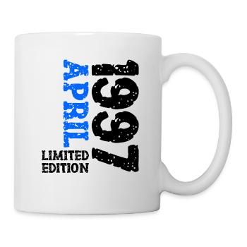 1997 avril édition limitée cadeau d’anniversaire - Mug blanc - blanc - Droite