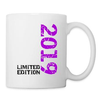 2019 Édition Limitée Anniversaire Cadeau Décoration - Mug blanc - blanc - Droite