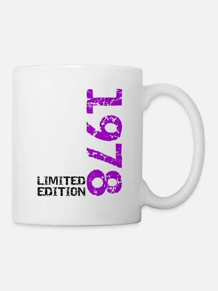 1978 édition limitée cadeau d’anniversaire femme mari - Mug blanc - blanc