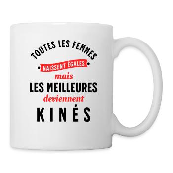 Kiné Cadeau pour Kinésithérapeute Rigolo Humour - Mug blanc - blanc - Droite