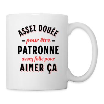 Directrice Cadeau Patronne Citation Rigolo Femme - Mug blanc - blanc - Droite