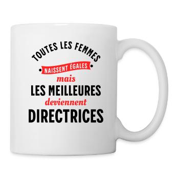 Directrice Cadeau Patronne Citation Rigolo Femme - Mug blanc - blanc - Droite