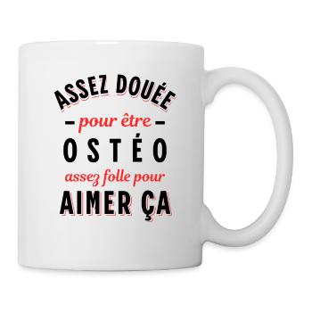Ostéo Cadeau pour Ostéopathe Rigolo Humour - Mug blanc - blanc - Droite