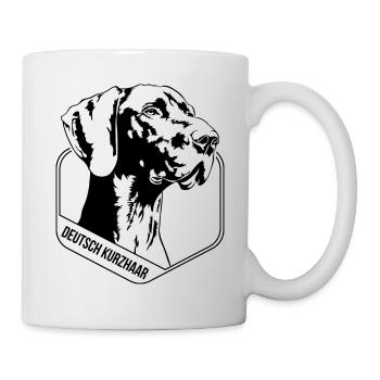 German Shorthair Hunting Dogs Portait Dog Wilsigns - Mug - white - Right