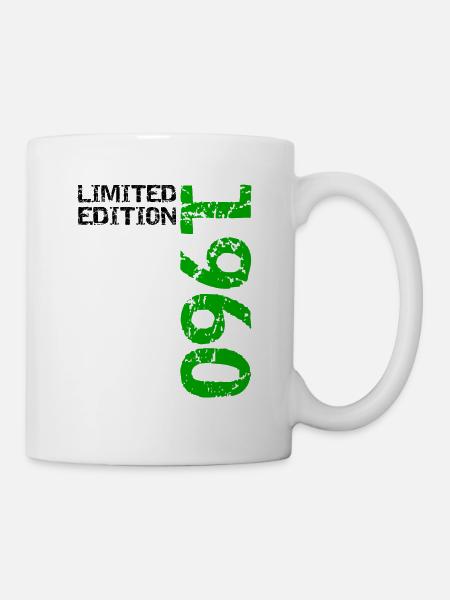 1960 Limited Edition Geburtstag Geschenk Frau Mann - Tasse - Weiß