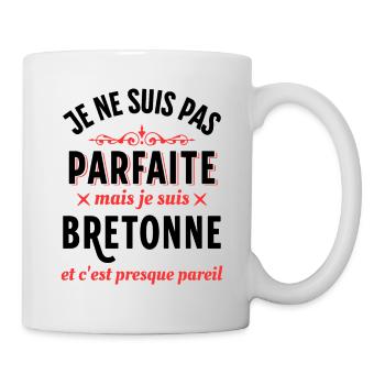 Bretagne cadeau pour bretonne Citation Région - Mug blanc - blanc - Droite